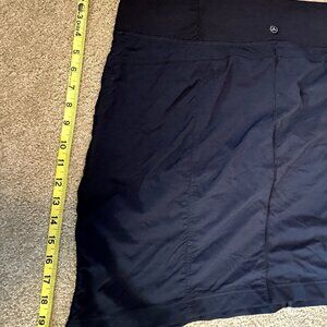 woman Athleta Skirt Black Skort Size 12